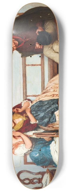 Eugen von Blaas - Secrets 8.25 inch art skate deck