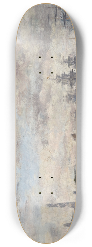 Eugne Boudin - Anvers, bateaux sur lescaut 8.25 inch art skate deck