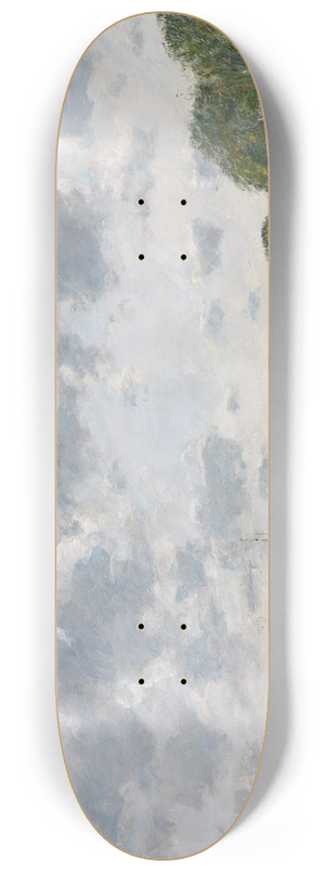 Eugne Boudin - La Meuse  Dordrecht 8.25 inch art skate deck