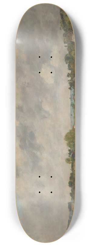 Eugne Boudin - La Rivire morte  Deauville 8.25 inch art skate deck