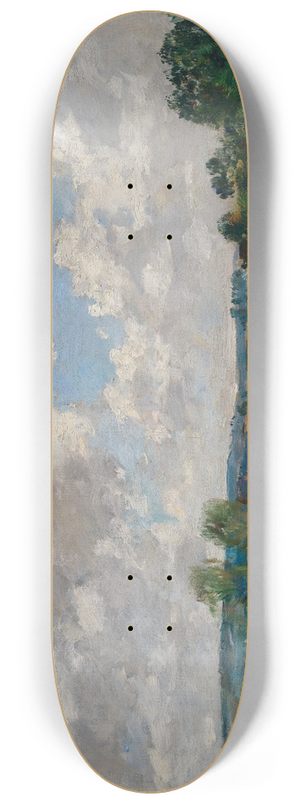 Eugne Boudin - La valle de la Touques 8.25 inch art skate deck