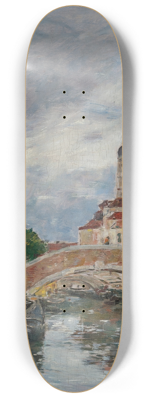Eugne Boudin - Petit Canal  Venis 8.25 inch art skate deck