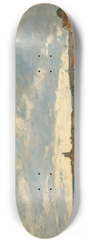 Eugne Boudin - St. Vaast-la-Hougue 8.25 inch art skate deck