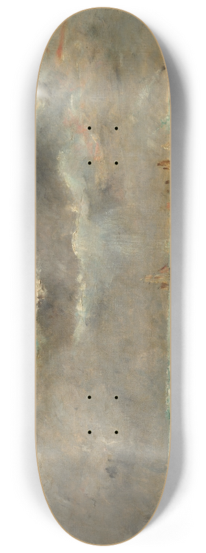 Eugne Boudin - The Coast at Trouville 8.25 inch art skate deck
