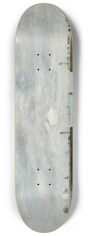 Eugne Boudin - Trouville, les jetes, mare basse 8.25 inch art skate deck