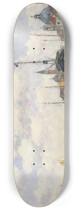 Eugne Boudin - VeniceSeascape at the Giudecca 8.25 inch art skate deck