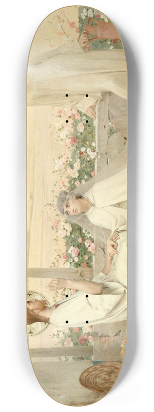 Eugne Buland - Le Christ chez Marthe et Marie 8.25 inch art skate deck