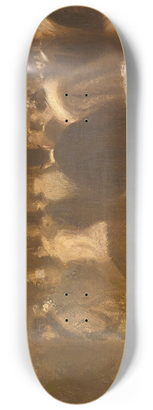Eugne Carriere - La sortie du thtre 8.25 inch art skate deck