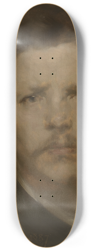 Eugne Carriere - Self-portrait, Eugne Carrire 8.25 inch art skate deck
