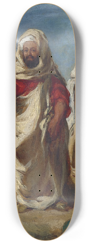 Eugne Delacroix - Moroccan Chieftain 8.25 inch art skate deck