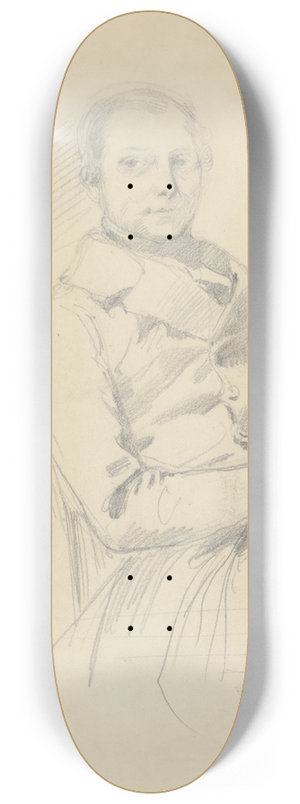 Eugne Delacroix - Study for Count Charles deMornay 8.25 inch art skate deck