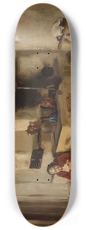 Aleksander Kotsis - Kitchen interior 8.25 inch art skate deck Aleksander Kotsis - Kitchen interior 8.25 inch art skate deck