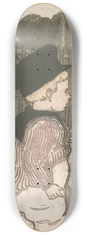 Eugne Deltre - On Sentry Duty 8.25 inch art skate deck