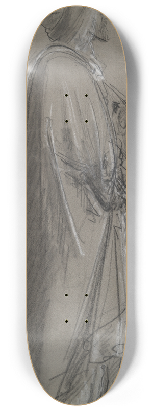 Eugne Fromentin - Arabe debout (A StandingArab) 8.25 inch art skate deck