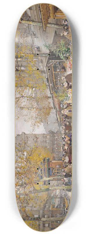 Eugne Galien-Laloue - Place De La Madeleine 8.25 inch art skate deck