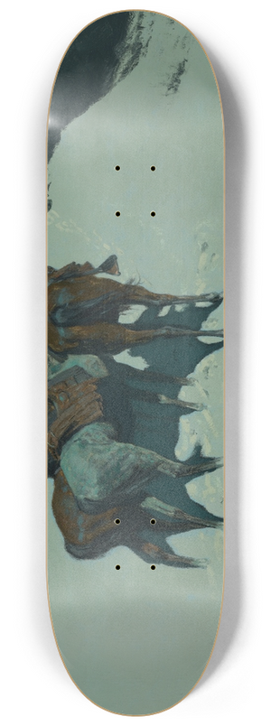 Frederic Remington - A Reconnaissance 8.25 inch art skate deck
