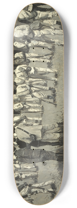 Frederic Remington - Disbanding Gomez Army 8.25 inch art skate deck