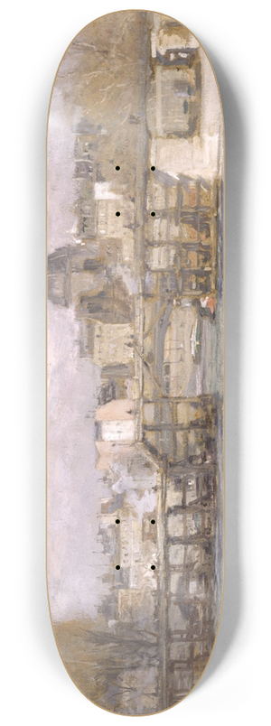 Eugne Louis Gillot - Lestacade De Lle Saint-Louis 8.25 inch art skate deck