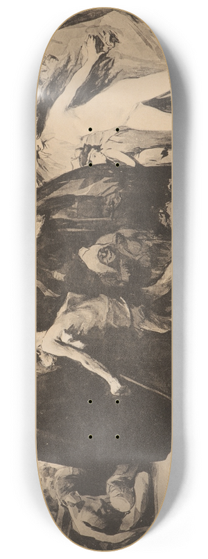 Eugne Trigoulet - Le Chemin de la Mort 8.25 inch art skate deck