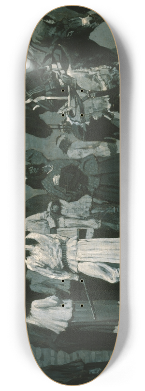 Frederic Remington - Pueblo Indian Village 8.25 inch art skate deck