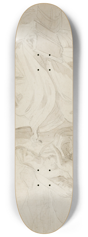 Eustache Le Sueur - Holy Family 8.25 inch art skate deck