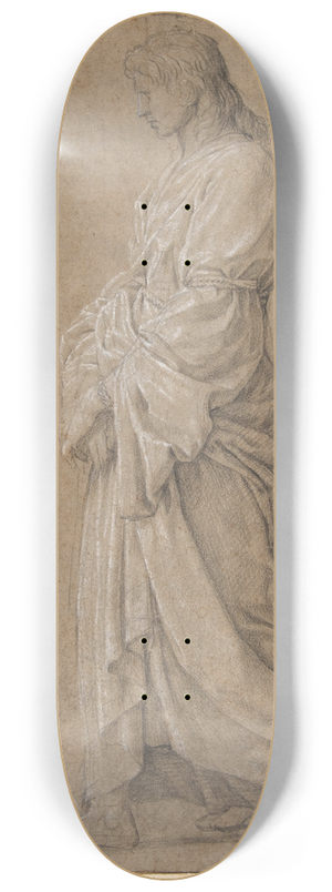 Eustache Le Sueur - Study for Saint Gervasius 8.25 inch art skate deck