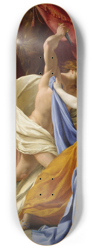 Eustache Le Sueur - The Rape of Tamar 8.25 inch art skate deck
