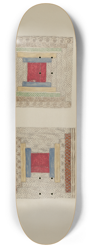 Eva Wilson - Quilt 8.25 inch art skate deck