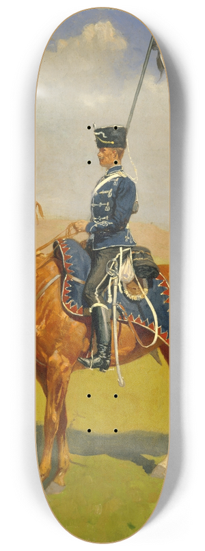 Frederic Remington - The Hussar 8.25 inch art skate deck