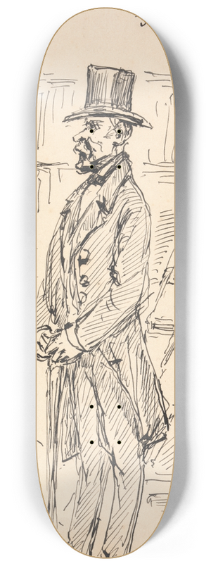 Eyre Crowe - Sir James Thomas Knowles 8.25 inch art skate deck