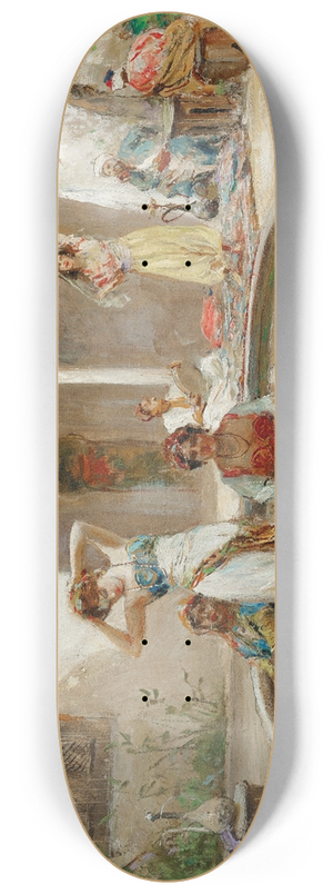 Fabio Fabbi - Dancing In The Harem Courtyard 8.25 inch art skate deck