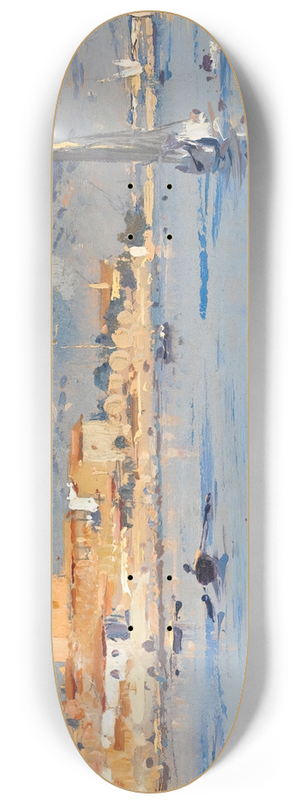 Fausto Zonaro - The Aegean Coast 8.25 inch art skate deck