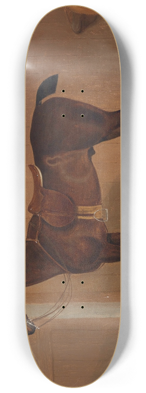 F Clifton - Pferdeportrait 8.25 inch art skate deck