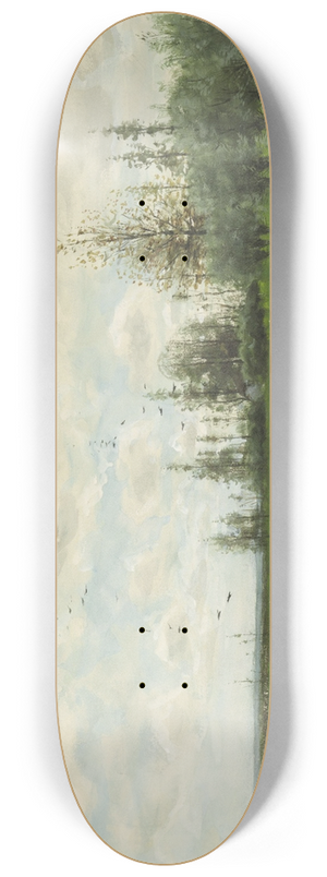 Fredericus Jacobus van Rossum du Chattel - Poel met bomen en weiland 8.25 inch art skate deck Fredericus Jacobus van Rossum du Chattel - Poel met bomen en weiland 8.25 inch art skate deck