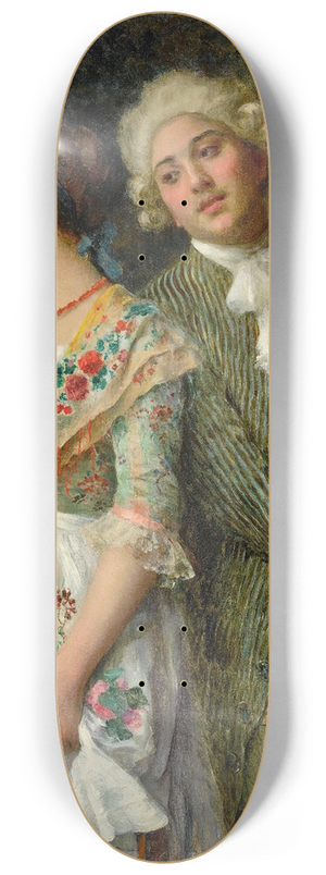 Federico Andreotti - A Bashful Maiden 8.25 inch art skate deck