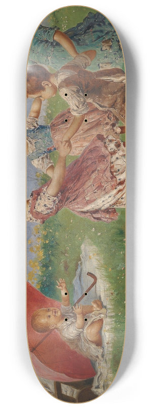 Federico Oliva - Spielende Kinder 8.25 inch art skate deck