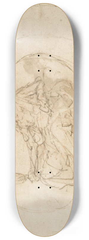 Federico Zuccaro - Allegorical Figure ofFaith 8.25 inch art skate deck