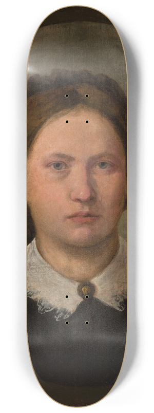 Aleksander Kotsis - Portrait of the Artists Sister, Karolina 8.25 inch art skate deck