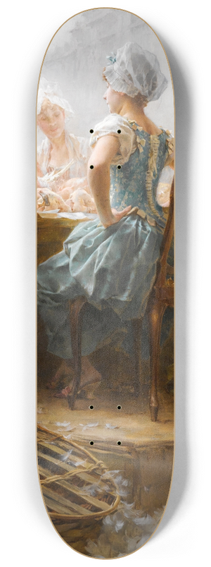 Frederik Hendrik Kaemmerer - At the market 8.25 inch art skate deck