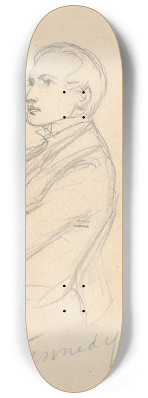 Felix Octavius Carr Darley - John Pendleton Kennedy 8.25 inch art skate deck