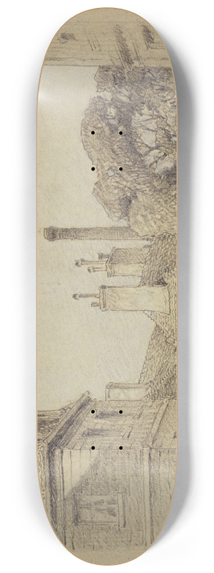 Ferdinand Boberg - Logement du chef adjoint aux Gobelins 8.25 inch art skate deck