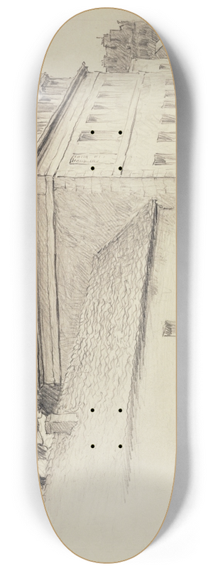 Ferdinand Boberg - Maison, 2 rue du Faubourg Saint-Jacques 8.25 inch art skate deck