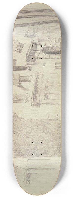 Ferdinand Boberg - Maison, 5 rue Hautefeuille 8.25 inch art skate deck