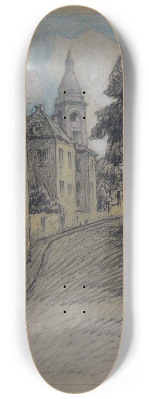 Ferdinand Boberg - Rue de lAbreuvoir 8.25 inch art skate deck