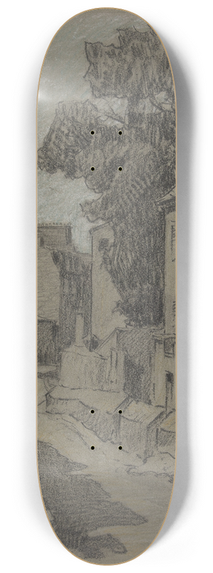 Ferdinand Boberg - Rue Saint Vincent,  Montmartre 8.25 inch art skate deck