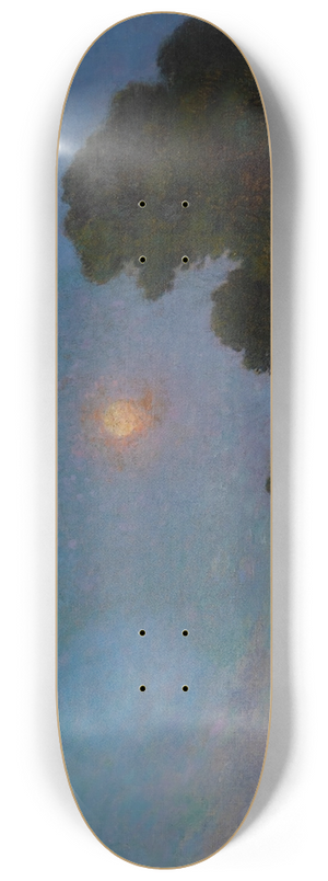 Ferdinand du Puigaudeau - Champs fleuris  laube 8.25 inch art skate deck