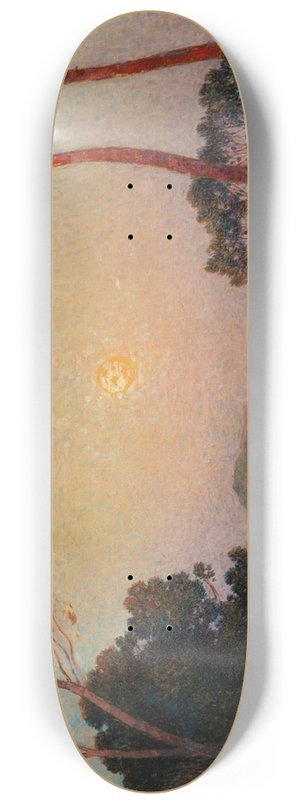 Ferdinand du Puigaudeau - Paysage maritime 8.25 inch art skate deck
