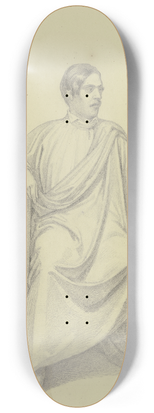 Ferdinand Fellner - Bildnis eines Mannes im Mantel 8.25 inch art skate deck