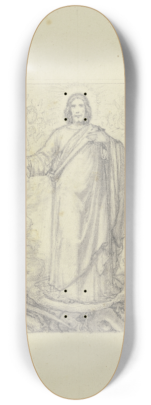 Ferdinand Fellner - Christus als Sieger ber das Bse 8.25 inch art skate deck