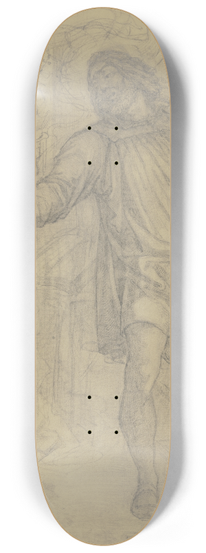 Ferdinand Fellner - Faust in seiner Studierstube hrt den Engelchor 8.25 inch art skate deck